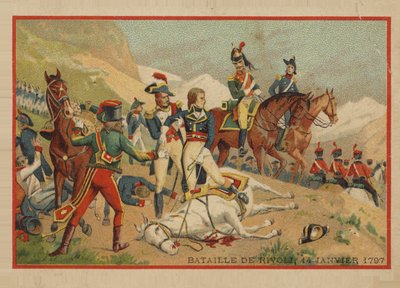 रिवोली की लड़ाई, 14 जनवरी 1797 द्वारा फ्रेंच स्कूल