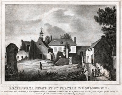 वाटरलू की लड़ाई। (उत्कीर्णन, सीए। 1830) द्वारा फ्रेंच स्कूल