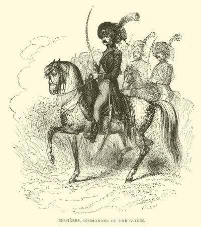 Bessieres, गाइड के कमांडर (उत्कीर्णन) द्वारा फ्रेंच स्कूल
