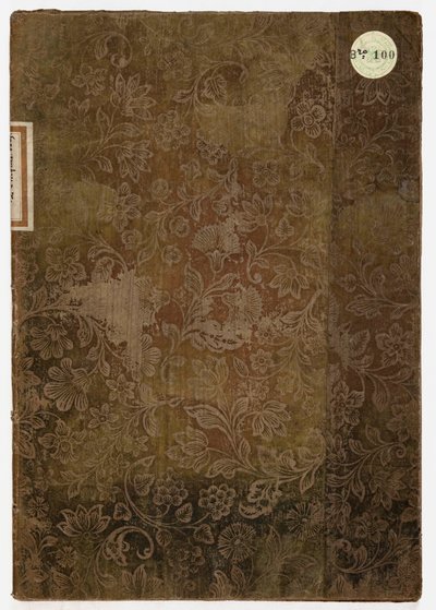 लुक्का, लुक्का, 1805 (कढ़ाई कपड़ा और कागज) के Ducal पैलेस के शिष्टाचार की पुस्तक द्वारा फ्रेंच स्कूल