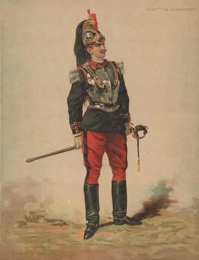 Cuirassiers के कप्तान द्वारा फ्रेंच स्कूल