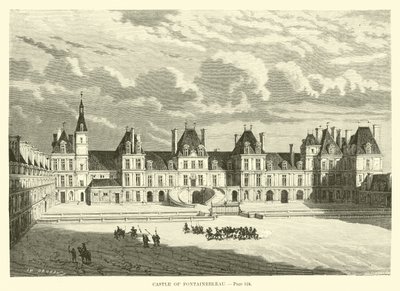Fontainebleau का महल द्वारा फ्रेंच स्कूल