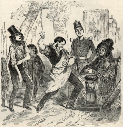 चैंप्स-एलिसीज़ (चैंप्स एलिसीज़) - डायनेमोमीटर - एडमंड टेक्सियर 1852 द्वारा "झांकी-डी-पेरिस" में उत्कीर्णन द्वारा फ्रेंच स्कूल