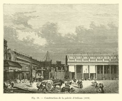 गैलरी dOrleans, 1829 से निर्माण द्वारा फ्रेंच स्कूल
