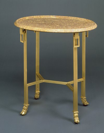 Directoire Gueridon, c.1799 (ऑर्मोलु और मार्बल) द्वारा फ्रेंच स्कूल