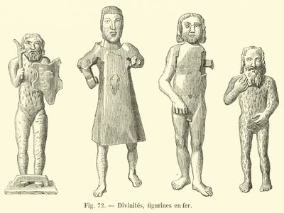 Divinites, मूर्तियों को बनाने के लिए द्वारा फ्रेंच स्कूल