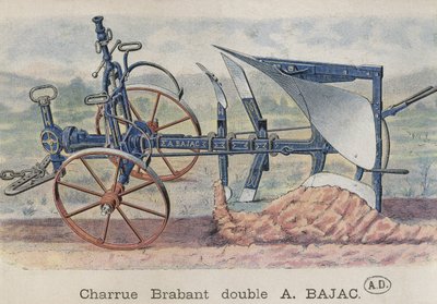 एंटोनी बजैक द्वारा आविष्कार डबल प्लॉट ब्रेबेंट, c.1900 द्वारा फ्रेंच स्कूल