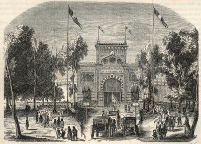 एडमंड टेक्सियर द्वारा "झांकी-दे-पेरिस" में उत्कीर्णन 1852 द्वारा फ्रेंच स्कूल