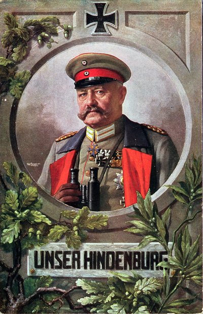 फील्ड मार्शल पॉल वॉन हिंडनबर्ग (1847-1934) द्वारा फ्रेंच स्कूल