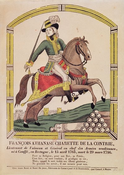 फ्रेंकोइस अथानसे चराटे डे ला कॉन्ट्री (1763-96), 1836 द्वारा फ्रेंच स्कूल
