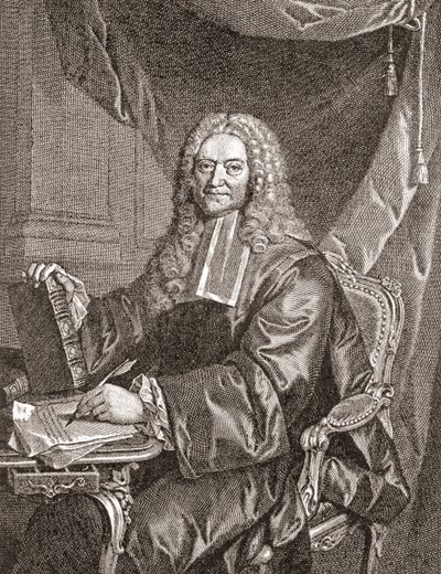 फ्रांकोइस चोकोयेन्यू, 1672 - 1752. फ्रांसीसी चिकित्सक और राजा लुई XV के मुख्य चिकित्सक। लेस हेयर्स लाइब्रेस से 1908 प्रकाशित। द्वारा फ्रेंच स्कूल