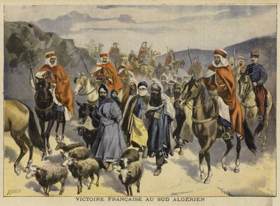 दक्षिणी अल्जीरिया में फ्रांसीसी जीत, 1897 द्वारा फ्रेंच स्कूल