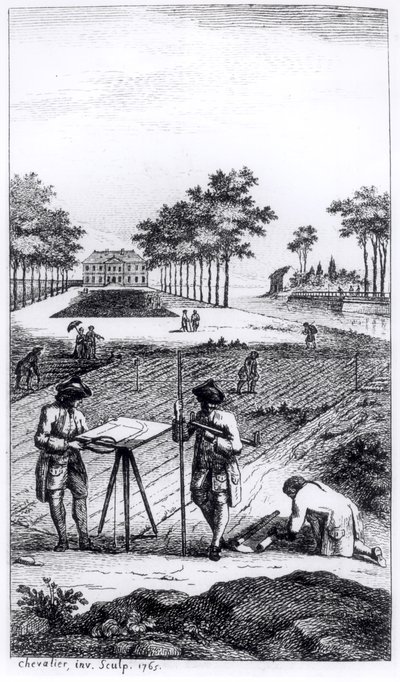 ड्यू साइंस डे लॅरपेंटूर से ड्यूपैन डे मोंटेसन (c.1720-90) पेरिस, 1766 में प्रकाशित द्वारा फ्रेंच स्कूल