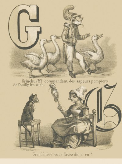 G: ग्रिंचू (मि।) फौली-लेस-ओयस फायरफाइटर्स - ग्रैंड&39;मेयर के कमांडर ने क्या आपने उसे देखा द्वारा फ्रेंच स्कूल