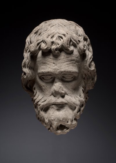 Thérouanne के कैथेड्रल के दक्षिण पोर्टल से एक प्रेरित के प्रमुख, c.1235-1240 द्वारा फ्रेंच स्कूल