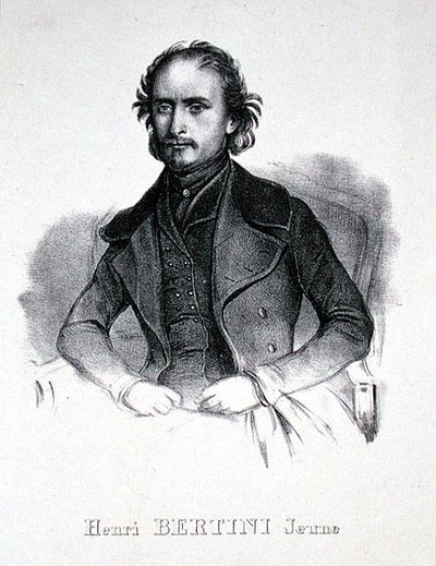 हेनरी बर्टिनी (1798-1876) (लिथो) द्वारा फ्रेंच स्कूल
