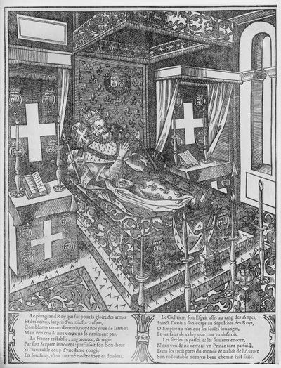 हेनरी चतुर्थ (1553-1610) उनकी मृत्यु, 1610 पर द्वारा फ्रेंच स्कूल