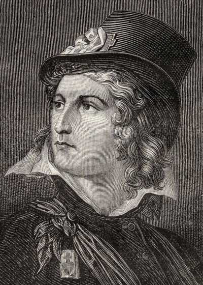 लुई ब्लैंक (1811-82) द्वारा &39;फ्रेंच क्रांति का इतिहास&39; से हेनरी डू वर्गीज, रोशेजुकेलिन की गणना द्वारा फ्रेंच स्कूल