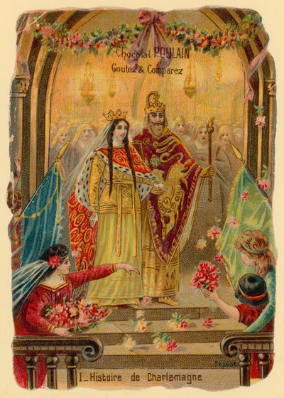 शारलेमेन का इतिहास, कैरोलिंगियन साम्राज्य के संस्थापक (सी 742-814) द्वारा फ्रेंच स्कूल