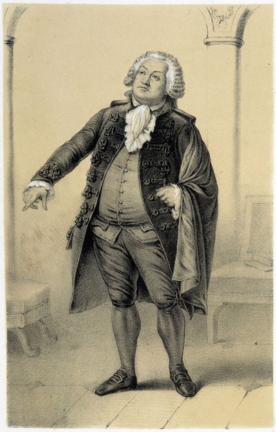 होनोर गेब्रियल (ऑनर-गेब्रियल) रिक्वेटी, काउंट ऑफ मिराब्यू (1749-1791) - अल्बर्ट मौरिन द्वारा "फ्रांसीसी क्रांति की ऐतिहासिक गैलरी" में द्वारा फ्रेंच स्कूल