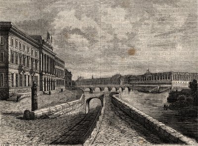 Hotel de la Monnaie - "" पेरिस के भौतिक, नागरिक और नैतिक इतिहास में उत्कीर्णन: जैक्स एंटोनी दुलाउरे द्वारा प्रारंभिक ऐतिहासिक समय से आज तक" द्वारा फ्रेंच स्कूल