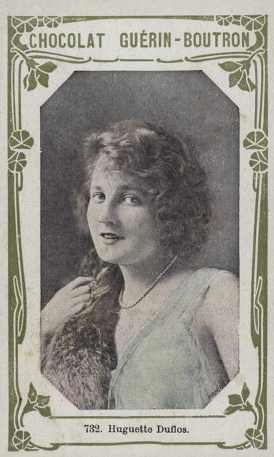 Huguette Duflos (रंगीन फोटो) द्वारा फ्रेंच स्कूल