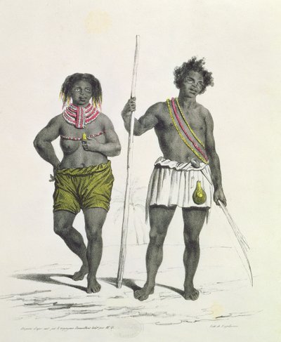 गोडेफ्रॉय एंगेलमैन (1788-1839) द्वारा उकेरी गई किंगडम ऑफ बेंगुएला, अंगोला से मूर्तिपूजक काली द्वारा फ्रेंच स्कूल