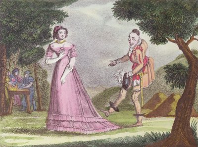 चार्ल्स पेरौल्ट (1628-1703) द्वारा परी कथा, रिकेट आ ला हप्पे के लिए चित्रण, सी। 1820-1830 द्वारा फ्रेंच स्कूल