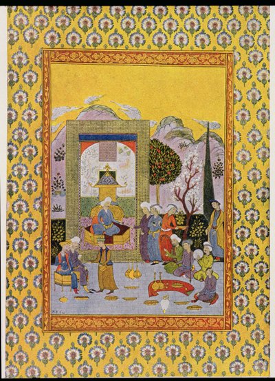 अरब नाइट्स के लिए चित्रण, 1895 (रंग उत्कीर्णन) द्वारा फ्रेंच स्कूल