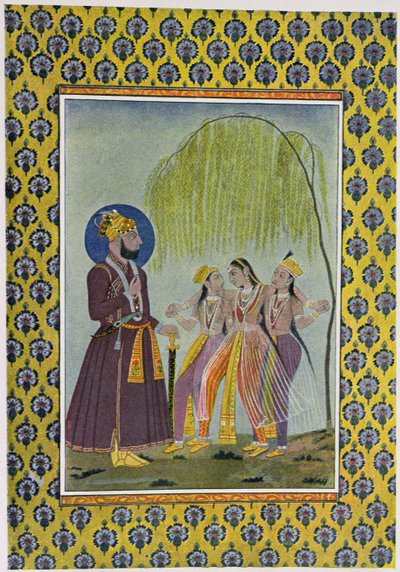 अरब नाइट्स के लिए चित्रण, 1895 (रंग उत्कीर्णन) द्वारा फ्रेंच स्कूल