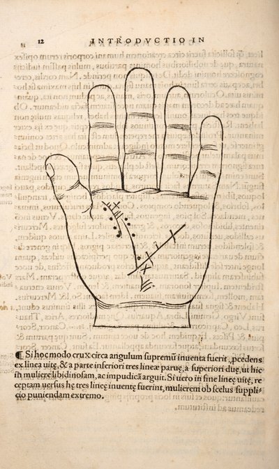 Joannes Indagioe, स्ट्रासबर्ग, 1531 (प्रिंट और उत्कीर्णन) द्वारा Chiromantia से चित्र द्वारा फ्रेंच स्कूल