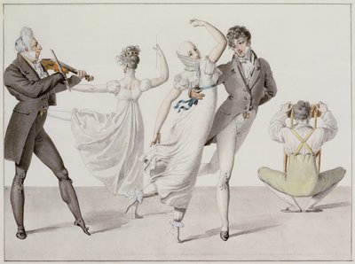 "द गुड काइंड" से चित्रण, c.1810 द्वारा फ्रेंच स्कूल