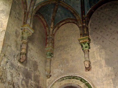 सेंट Hilaire-the-Great, Poitiers के चर्च का इंटीरियर द्वारा फ्रेंच स्कूल