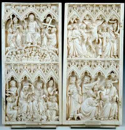 आइवरी डिप्टीच द्वारा फ्रेंच स्कूल