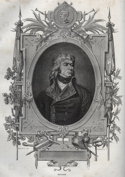 जीन-लुई-एबेनेज़र रेयनियर (1771-1814), क्रांति के फ्रांसीसी जनरल और प्रथम साम्राज्य - जीन लुई एबेनेज़र रेनियर, फ्रांसीसी क्रांतिकारी युद्धों के दौरान फ्रांसीसी सेना के सामान्य अधिकारी - मौरिस ला चारेस्ट द्वारा "" नोवेल एनसाइक्लोपीडी नेशनेल "& द्वारा फ्रेंच स्कूल