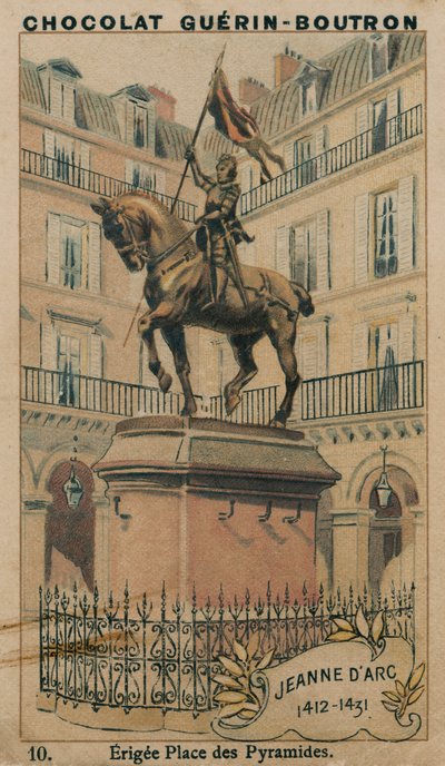 जोन ऑफ आर्क, 1412-1431, एर्गी प्लेस देस पिरामिड्स द्वारा फ्रेंच स्कूल