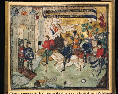 जोन ऑफ़ आर्क (1412-31) ने चार्ल्स वीआईआई (1403-61) को ऑर्लियंस की मुक्ति की घोषणा द्वारा फ्रेंच स्कूल