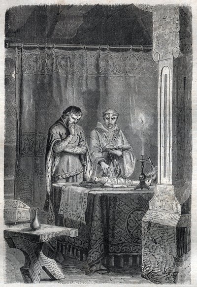 फ्रांस के राजा चार्ल्स वी द वाइज (1338 - 1380) ने सोथर्स से सलाह ली। मौरिस लाचत्रे द्वारा "" हिस्ट्री ऑफ द पोप्स (...) क्वीन किंग एंड एम्परर्स थ्रू द सेंचुरी" में उत्कीर्णन द्वारा फ्रेंच स्कूल