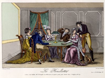 ला बौइलोटे, c.1810 (हाथ से रंगी हुई नक्काशी) द्वारा फ्रेंच स्कूल