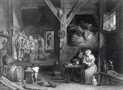 ला फ्यूम्यूज़, डेविड टेनियर्स द यंगर, 1786-1808 के बाद जीन बैप्टिस्ट पाटस द्वारा मुद्रित द्वारा फ्रेंच स्कूल
