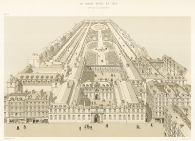 1679 में रॉयल पैलेस, DApres La Boissiere द्वारा फ्रेंच स्कूल