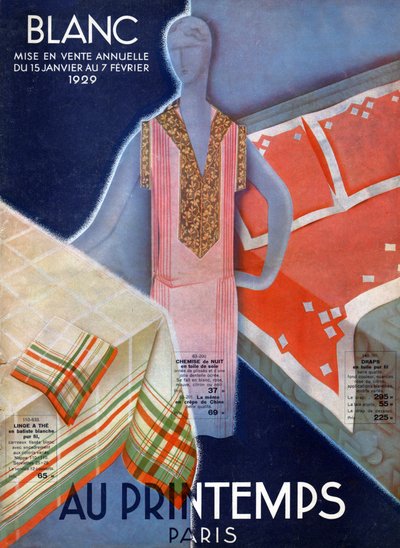 लिनन। 1929 (उत्कीर्णन) द्वारा फ्रेंच स्कूल