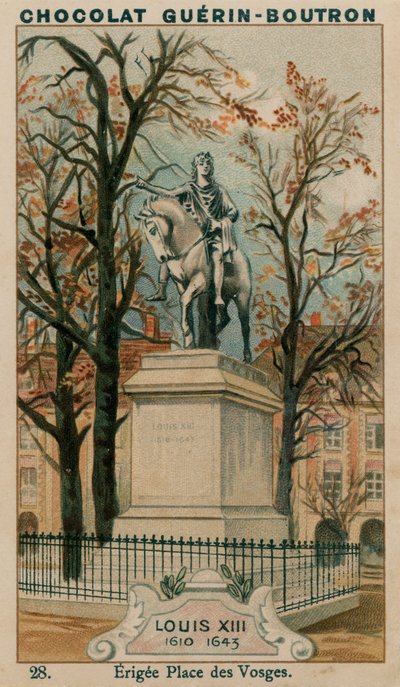 लुइस XIII, 1610-1643, एर्गी प्लेस डेस वोसगेस द्वारा फ्रेंच स्कूल