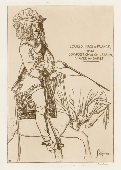लुई XIII, फ्रांस के राजा, 1640 द्वारा French School