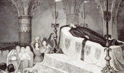 लुई XII (1462-1515) कोलार्ट द्वारा 'हिस्टोइरे डी फ्रांस' से उनके अंतिम संस्कार पर लोगों के पिता, c.1840 (उत्कीर्णन) प्रकाशित द्वारा फ्रेंच स्कूल