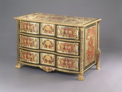 लुई XIV बोउले कमोड, c.1700 (कछुआ, पीतल और ओरमोलु) (220158 देखें) द्वारा French School