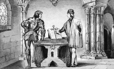 लुइस इलेवन (1423-83) को कोल्ट द्वारा &39;हिस्टोइरे डी फ्रांस&39; से चार्ल्स द बोल्ड (1433-77) द्वारा गिरफ्तार किया गया था, सी। 1940 द्वारा फ्रेंच स्कूल