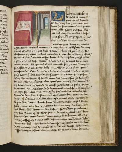 एमएस हंटर 252 163r पेज हंड्रेड न्यूज न्यूज, c.1461-62 से द्वारा फ्रेंच स्कूल