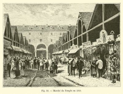 1840 में मंदिर का मार्च द्वारा फ्रेंच स्कूल