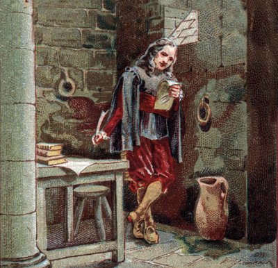 मिशेल डी मारिलैक (1563-1632) चेटौडुन के महल में संलग्न है। द्वारा फ्रेंच स्कूल
